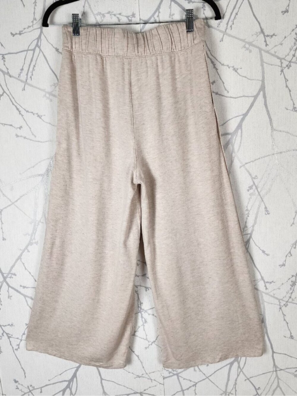 Lululemon Cream Modal French Terry Seek Stillness Wide Leg Crop - Picture 3 of 5